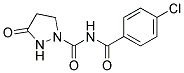 N-(4-Chlorobenzoyl)-3-oxo-1-pyrazolidinecarboxanmide 结构式