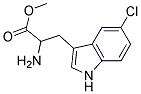 methyl 2-amino-3-(5-chloro-1H-indol-3-yl)propanoate 结构式
