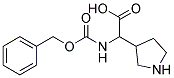 {[(benzyloxy)carbonyl]amino}(pyrrolidin-3-yl)acetic acid 结构式