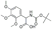 [(tert-butoxycarbonyl)amino](2,3,4-trimethoxyphenyl)acetic acid 结构式
