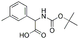 [(tert-butoxycarbonyl)amino](3-methylphenyl)acetic acid 结构式