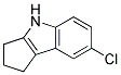 7-chloro-1,2,3,4-tetrahydrocyclopenta[b]indole 结构式