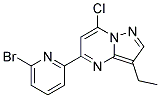 5-(6-bromopyridin-2-yl)-7-chloro-3-ethylpyrazolo[1,5-a]pyrimidine 结构式