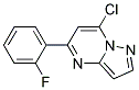 7-chloro-5-(2-fluorophenyl)pyrazolo[1,5-a]pyrimidine 结构式