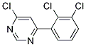 4-Chloro-6-(2,3-dichloro-phenyl)-pyrimidine 结构式