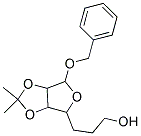 3-[6-(benzyloxy)-2,2-dimethyltetrahydrofuro[3,4-d][1,3]dioxol-4-yl]propan-1-ol 结构式