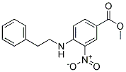 3-Nitro-4-phenethylamino-benzoic acid methyl ester 结构式
