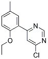 4-Chloro-6-(2-ethoxy-5-methyl-phenyl)-pyrimidine 结构式