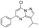 7-chloro-3-(1-methylethyl)-5-phenylpyrazolo[1,5-a]pyrimidine 结构式