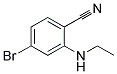 4-Bromo-2-ethylamino-benzonitrile 结构式
