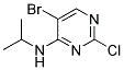 5-bromo-2-chloro-N-(1-methylethyl)pyrimidin-4-amine 结构式