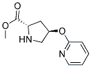 methyl (2S,4R)-4-(pyridin-2-yloxy)pyrrolidine-2-carboxylate 结构式