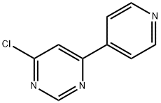 4-chloro-6-pyridin-4-ylpyrimidine 结构式