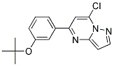 5-(3-tert-butoxyphenyl)-7-chloropyrazolo[1,5-a]pyrimidine 结构式