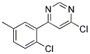 4-Chloro-6-(2-chloro-5-methyl-phenyl)-pyrimidine 结构式
