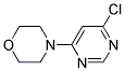 4-(6-Chloro-pyrimidin-4-yl)-morpholine 结构式