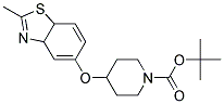 4-(2-Methyl-3a,7a-dihydro-benzothiazol-5-yloxy)-piperidine-1-carboxylic acid tert-butyl ester 结构式