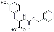 (2R)-2-{[(benzyloxy)carbonyl]amino}-3-(3-hydroxyphenyl)propanoic acid 结构式