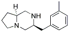 (3S,8aS)-3-(3-methylbenzyl)octahydropyrrolo[1,2-a]pyrazine 结构式