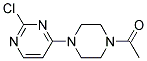 4-(4-acetylpiperazin-1-yl)-2-chloropyrimidine 结构式