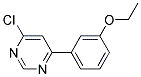 4-Chloro-6-(3-ethoxy-phenyl)-pyrimidine 结构式