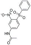 4-ACETAMIDO-2-NITRODIPHENYL SULFONE 结构式