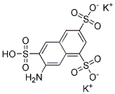 7-AMINONAPHTHALENE-1,3,6-TRISULFONIC ACID DIPOTASSIUM SALT 结构式