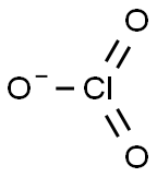 氯酸根標準液 结构式