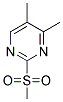 4,5-Dimethyl-2-Methylsulfonyl Pyrimidine 结构式