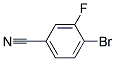 3-Fluoro-4-Bromocyanobenzene 结构式