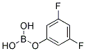 3,5-Difluoro Phenylboric Acid 结构式