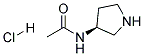 (S)-(-)-3-Acetamidopyrrolidine HCl 结构式