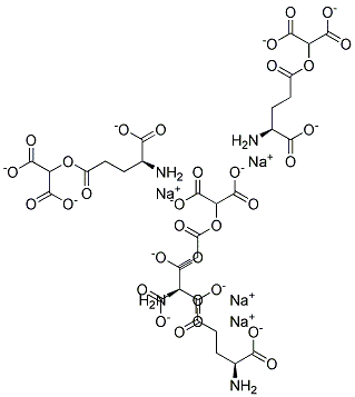 Dicarboxymethyl glutamic acid, tetrasodium salt 结构式