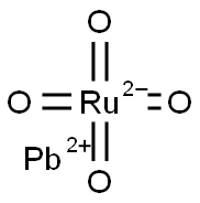 Lead tetraoxoruthenate 结构式