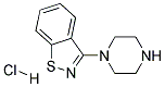 3-(1-Piperazinyl)-benzisothiazole hydrochloride 结构式