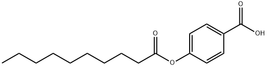 4-DECANOYLOXYBENZOIC ACID 结构式