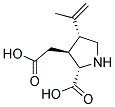 (2S,3S,4R)-2-CARBOXY-4-ISOPROPENYL-3-PYRROLIDINEACETICACID 结构式