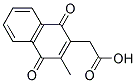 (3-METHYL-1,4-DIOXO-1,4-DIHYDRO-2-NAPHTHYL)ACETICACID 结构式