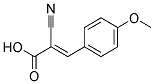 (E)-A-CYANO-4-METHOXYCINNAMICACID 结构式