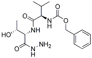 (N-(BENZYLOXYCARBONYL)-D-VALYL)-L-THREONINEHYDRAZIDE 结构式