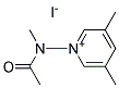 3,5-DIMETHYL-1-(N-METHYLACETAMIDO)PYRIDINIUMIODIDE 结构式