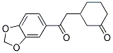 3-(3,4-METHYLENEDIOXYBENZOYLMETHYL)CYCLOHEXAN-1-ONE 结构式