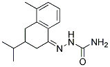 3-ISOPROPYL-5-METHYL-3,4-DIHYDRO-1(2H)-NAPHTHALENONESEMICARBAZONE 结构式
