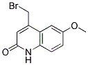 4-BROMOMETHYL-6-METHOXY-2(1H)-QUINOLINONE 结构式