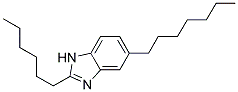 5-Heptyl-2-hexylbenzimidazole 结构式