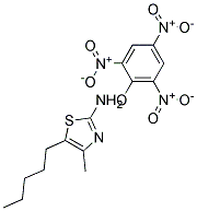 4-METHYL-5-PENTYL-2-THIAZOLAMINEPICRATE 结构式