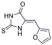 5-FURFURYLIDENE-2-THIOXO-4-IMIDAZOLIDINONE 结构式