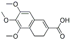 5,6,7-TRIMETHOXY-3,4-DIHYDRO-2-NAPHTHOICACID 结构式