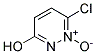 6-CHLORO-3-PYRIDAZINOL1-OXIDE 结构式