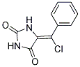 5-(α-Chlorobenzylidene)-2,4-imidazolidinedione 结构式